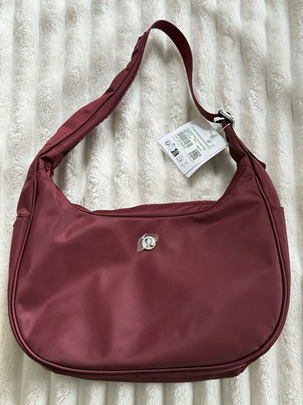 Lululemon Women's Burgundy Essential Shoulder Bag